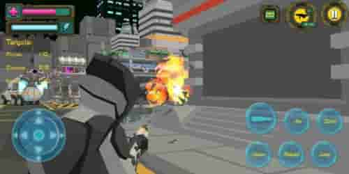 Polygon Crime Shooting: Future Cyber City 77(超光速射击)截图