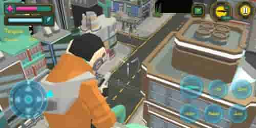 Polygon Crime Shooting: Future Cyber City 77(超光速射击)截图