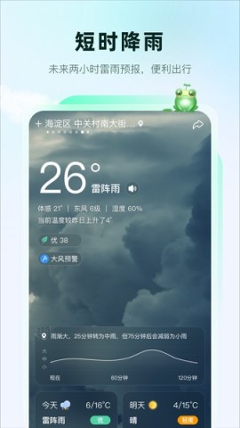 呱呱天气预报app 第1张图