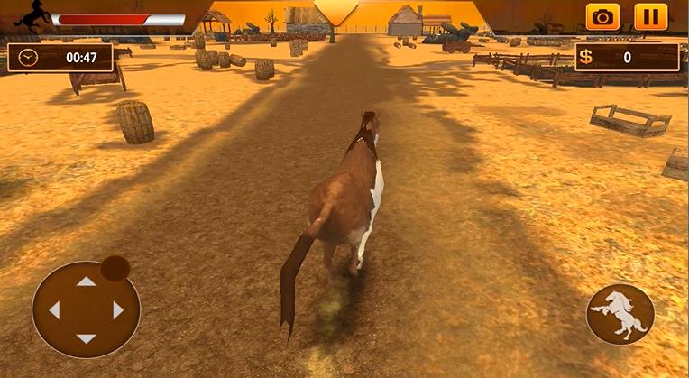 马匹模拟飞跃障碍