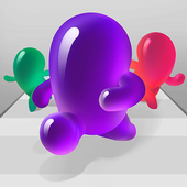 彩色斑点冲突3D封面icon
