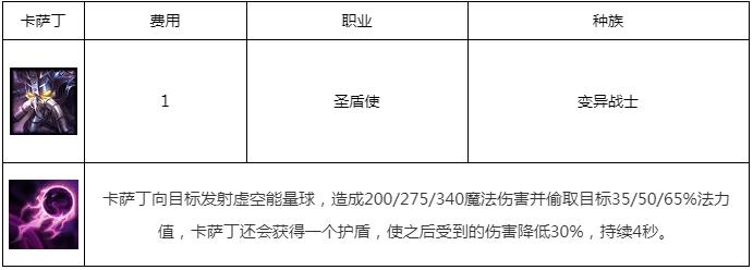 云顶之弈S6卡萨丁最强出装阵容推荐 S6卡萨丁如何搭配