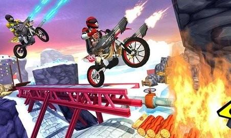 Modern Bike Stunt Racing - Moto Bike Shooting Game(街机摩托车射击)截图