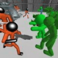 Stickman Prison Battle Simulator: Zombies(火柴人逃脱僵尸屋)