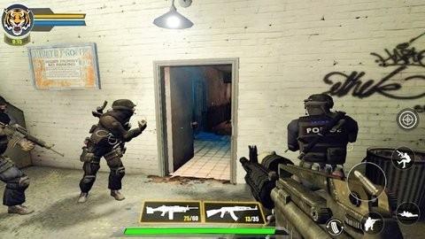 Swat Gun Games Black ops game(特警枪战)截图